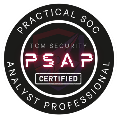 TCM Security Practical SOC Analyst Professional